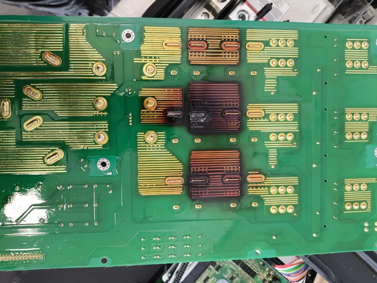 Przegrzana płytka PCB